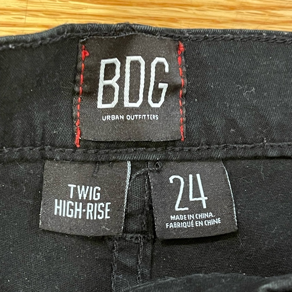 Urban Outfitters BDG Twig High-Rise Crop Skinny Jeans Size 24 - Picture 9 of 10
